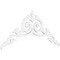 Ekena Millwork Pitch Baile Architectural Grade PVC Gable Pediment, 72"W x 30"H x 1"P (10/12) GPP072X030X100BAI - alternate 1